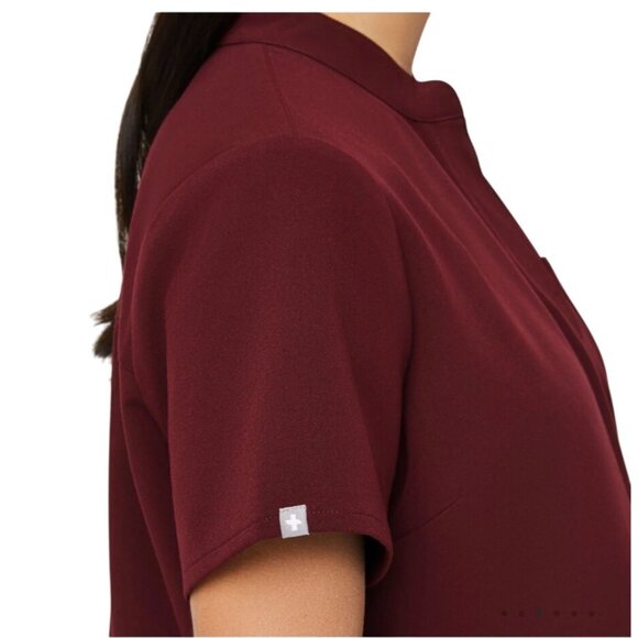 Figs Womens Kitale Black Maternity Scrub Top Size XL Labor and Delivery Stretch - Picture 3 of 11